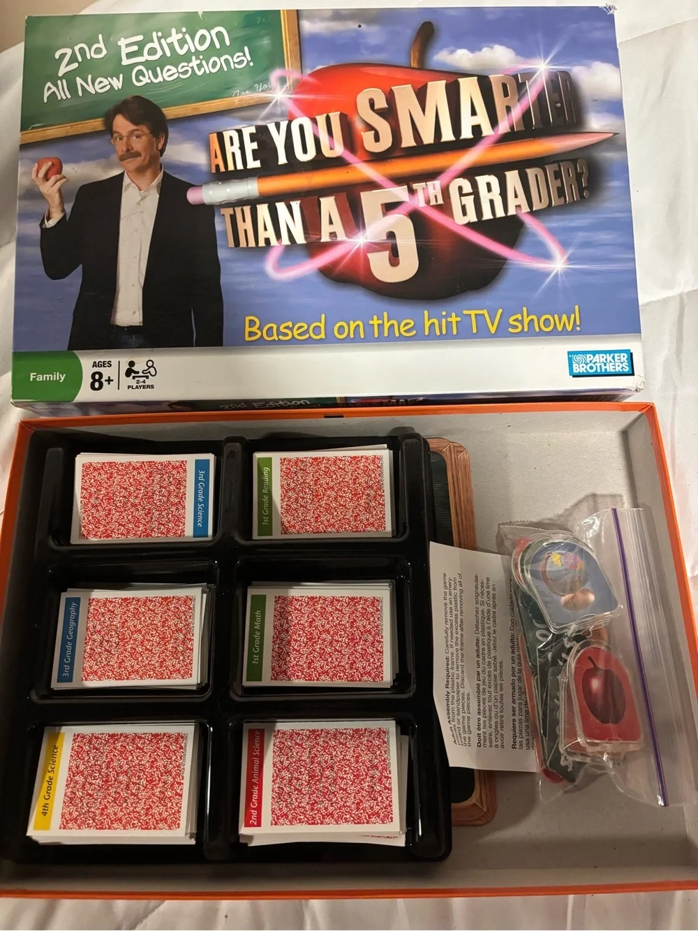 Are You Smarter Than A 5th Grader 2nd Edition Board Game Made in the USA